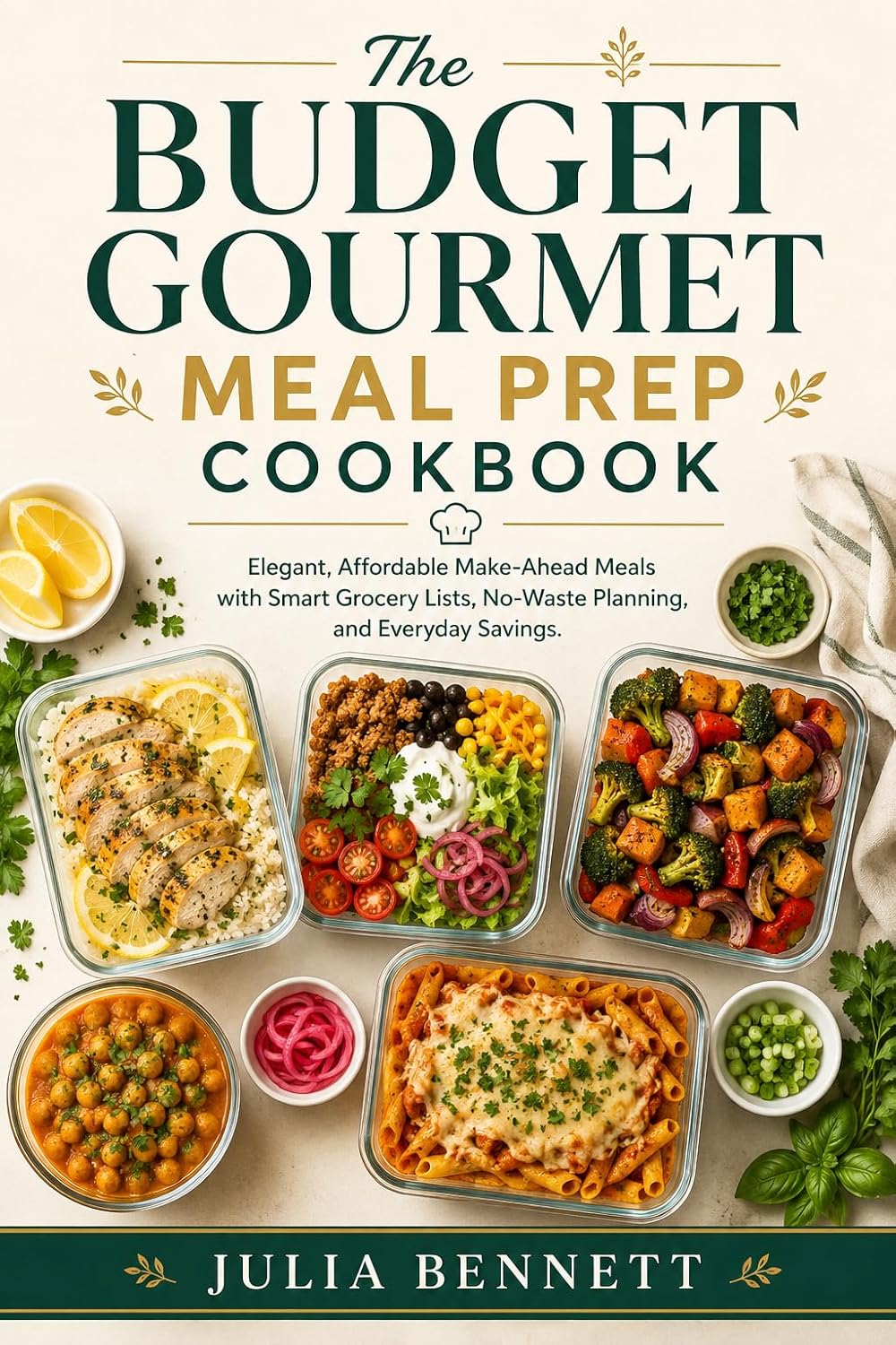 The Budget Gourmet Meal Prep Cookbook
